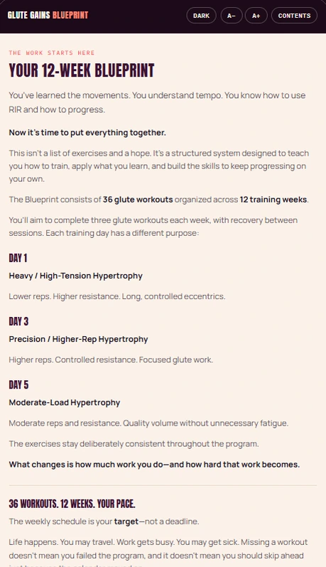 Blueprint book excerpt: Your training structure